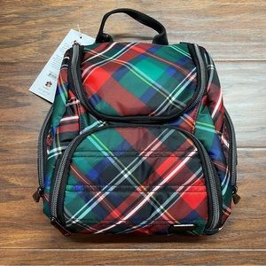 NWT Lug Caddy Tartan Plaid | Hanging Toiletry Bag | Cosmetics Bag w/ Handle
